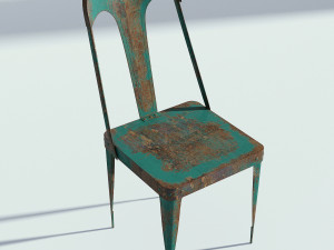 retro chair Model 3D