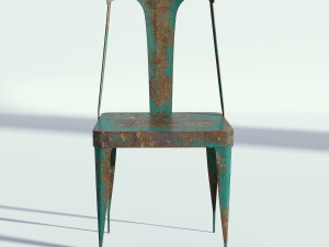 retro chair 3D 模型