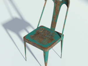 retro chair 3D 模型