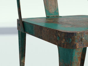 retro chair 3D 模型