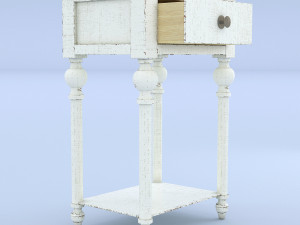 old night stand 3D 模型