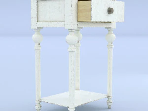 오래된 나이트 스탠드 3D 모델