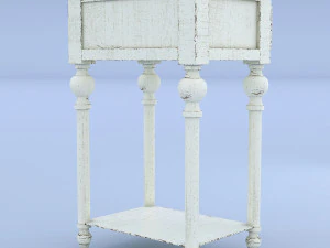 old night stand 3D Model