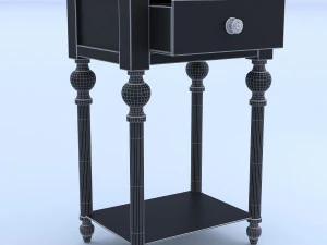 old night stand 3D Model