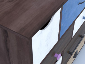 retro drawer 3D Модель