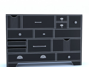 retro drawer 3D Модель