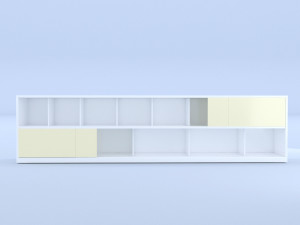 white sideboard Modelo 3D