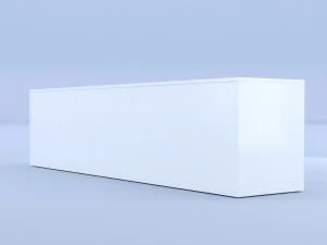 white sideboard 3D Model