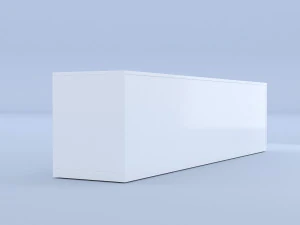white sideboard 3D Model