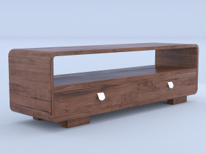 wooden sideboard 3D Модель