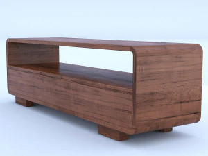 wooden sideboard 3D Model