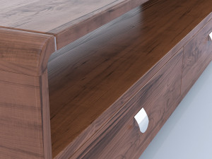 wooden sideboard 3D Model