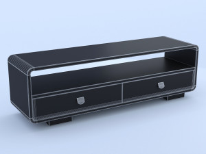 wooden sideboard 3D Model