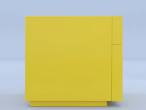 yello night stand 3D Model