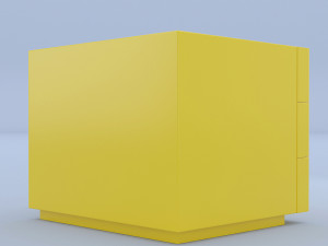 yello night stand Modelo 3D