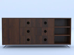 wooden drawer 3D Model
