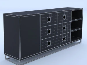 wooden drawer 3D Model