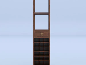 estante de vinho Modelo 3D
