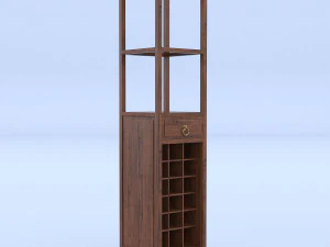 estanter&iacute;a para vino Modelo 3D