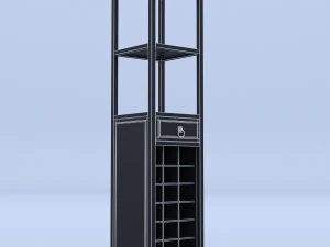 estanter&iacute;a para vino Modelo 3D