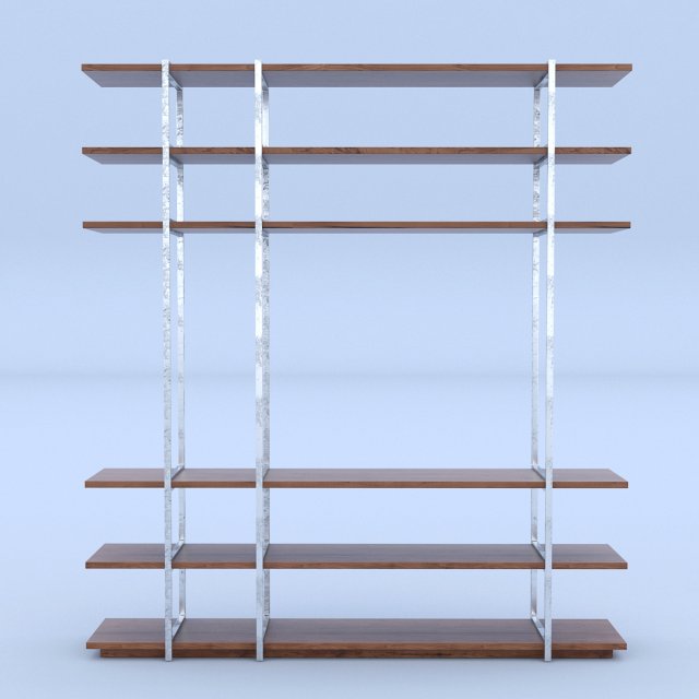 bookcase 3D Model .c4d .max .obj .3ds .fbx .stl .blend