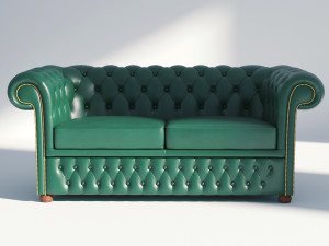 chesterfield sofa 2 3D Model