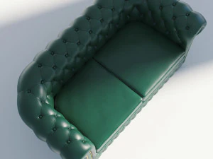 chesterfield sofa 2 3D Model
