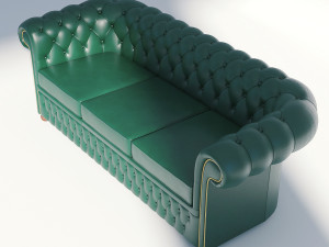 chesterfield sofa 1 3D-Modell