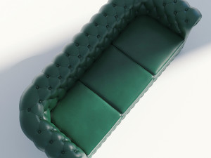 chesterfield sofa 1 3D-Modell