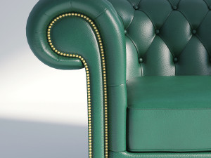 chesterfield sofa 1 3D-Modell
