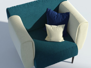 fabric sofa Modelo 3D