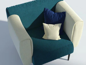 fabric sofa 3D Model
