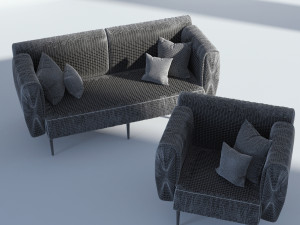 fabric sofa Modelo 3D