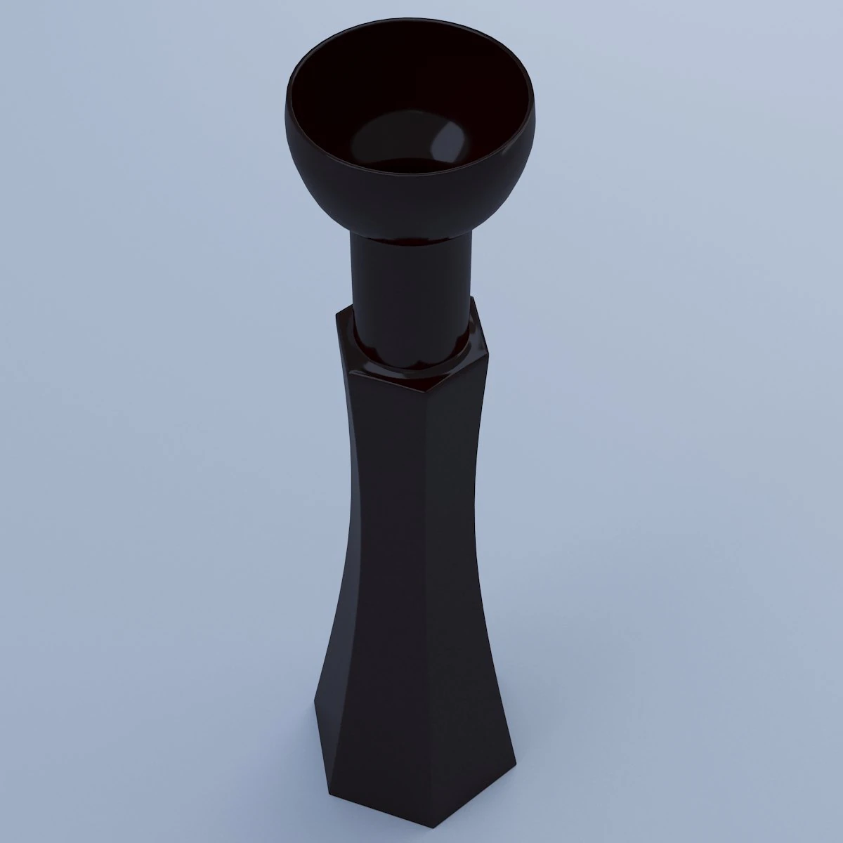 black vase 3D Model .c4d .max .obj .3ds .fbx .stl .blend 