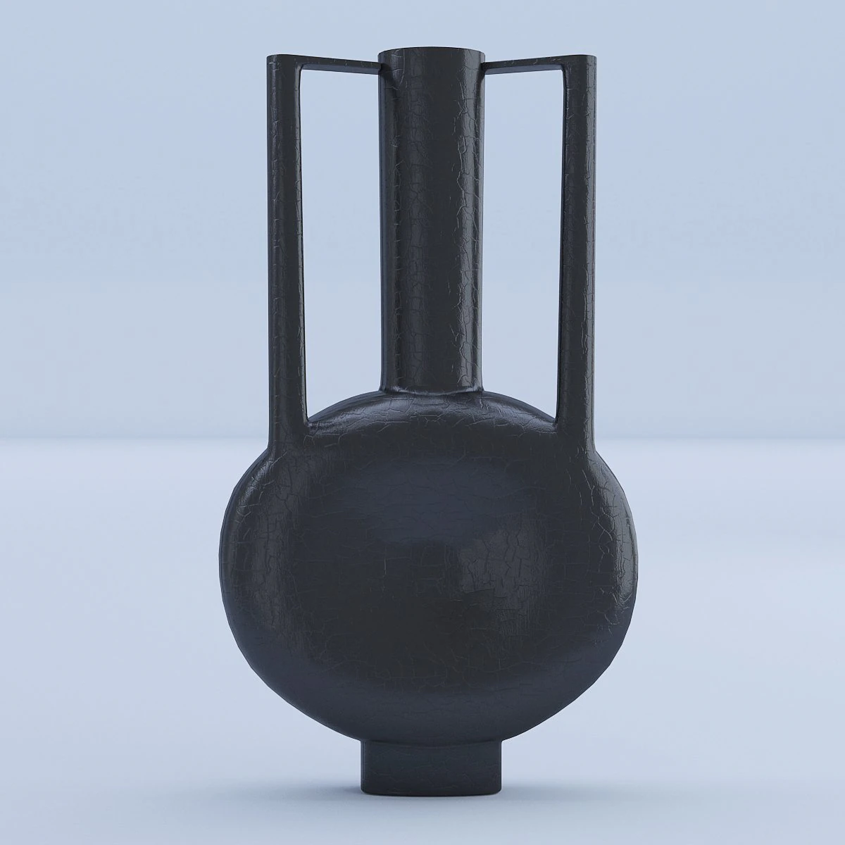 leather vase black 3D Model .c4d .max .obj .3ds .fbx .stl .blend