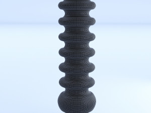 glass vase red 3Dモデル