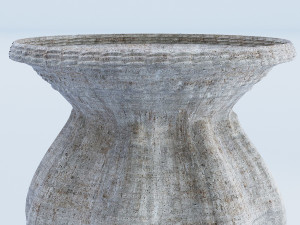 cement vase antique Modelo 3D