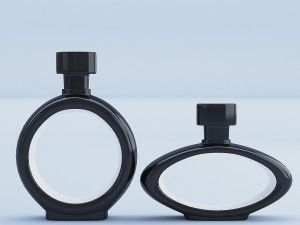 black decanter glass Modèle 3D