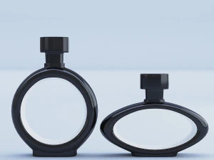 vidro decantador preto Modelo 3D