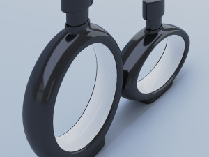 black decanter glass 3D 模型