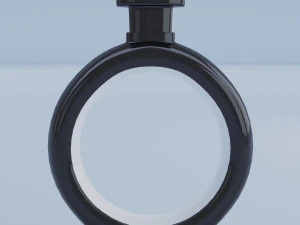 black decanter glass 3D Model