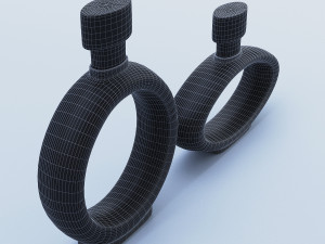 black decanter glass 3D 模型