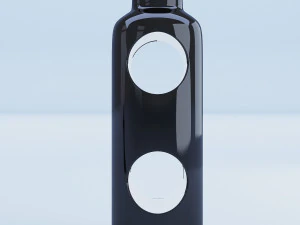 black containter glass 3D Model