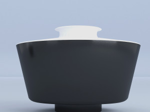 decor set white and black Model 3D