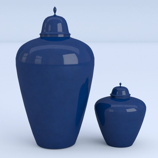 blue containers 3Dモデル .c4d .max .obj .3ds .fbx .stl .blend 