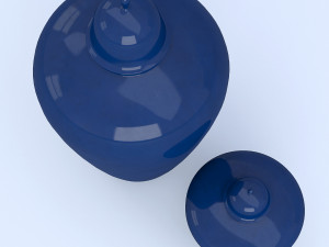 blue containers 3Dモデル