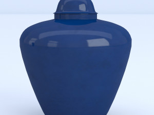 blue containers 3Dモデル
