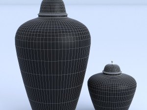 blue containers 3Dモデル