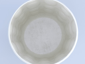 ceramic white vase Model 3D