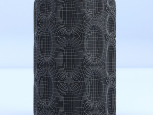 ceramic white vase Model 3D